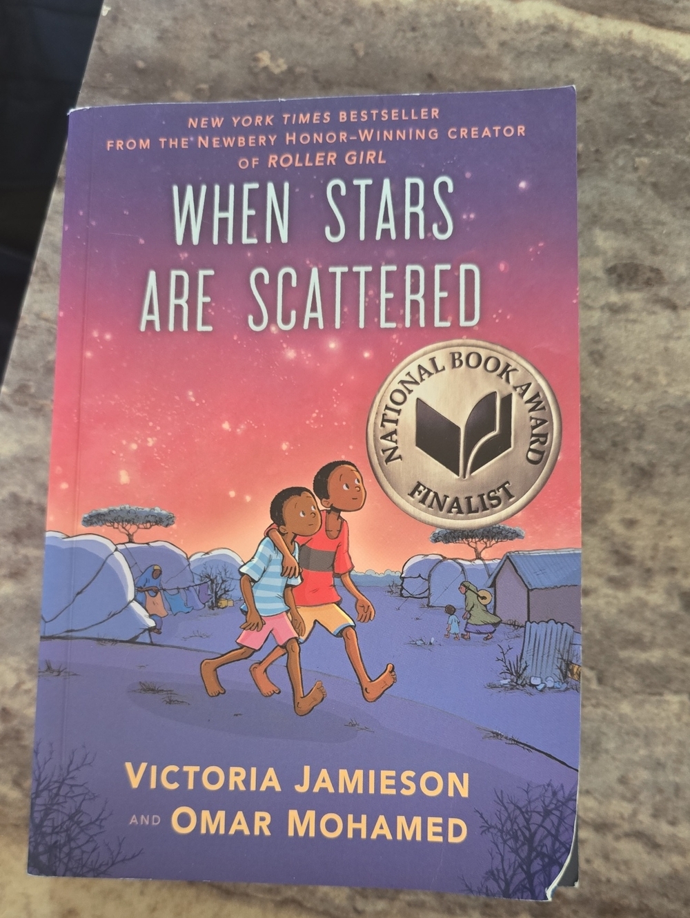 When Stars Are Scattered by — Purple and Pink Cover